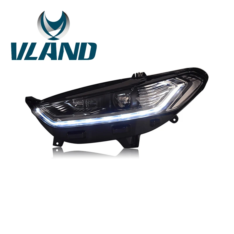 VLAND завод для автомобильных головных фонарей фар Mondeo 2014 2015 2016 Fusion светодиодный