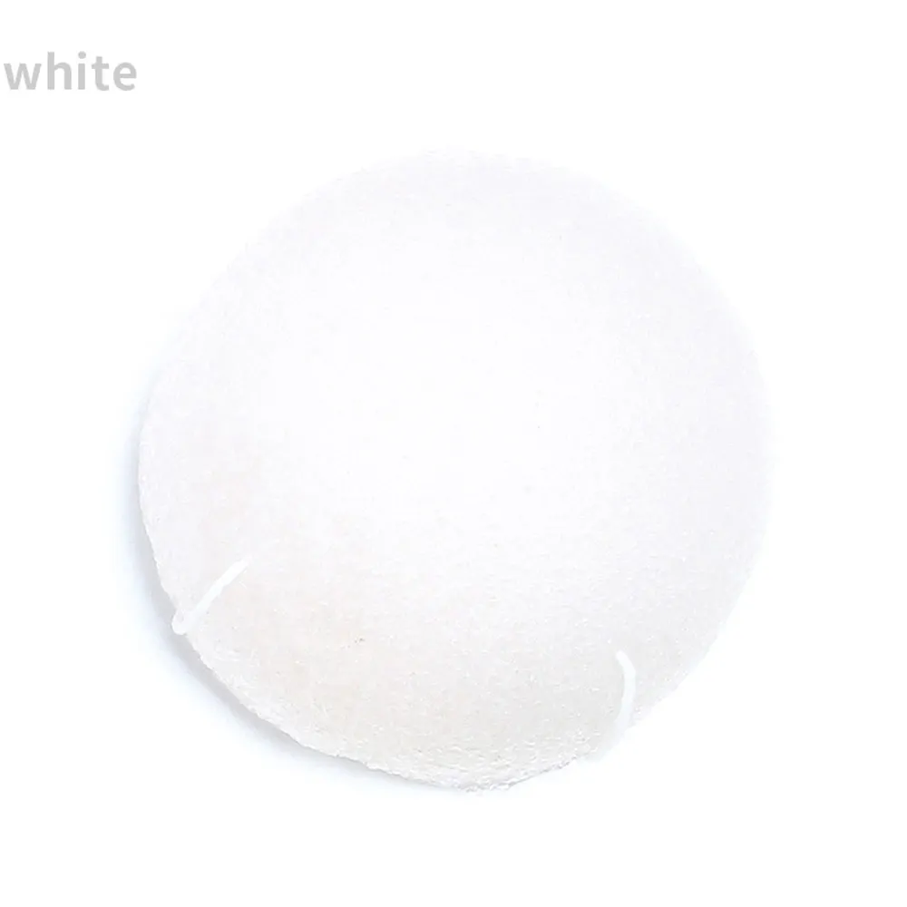 Konjac спонж для умывания лица 6 цветов Konnyaku спонж для чистки лица - Цвет: white
