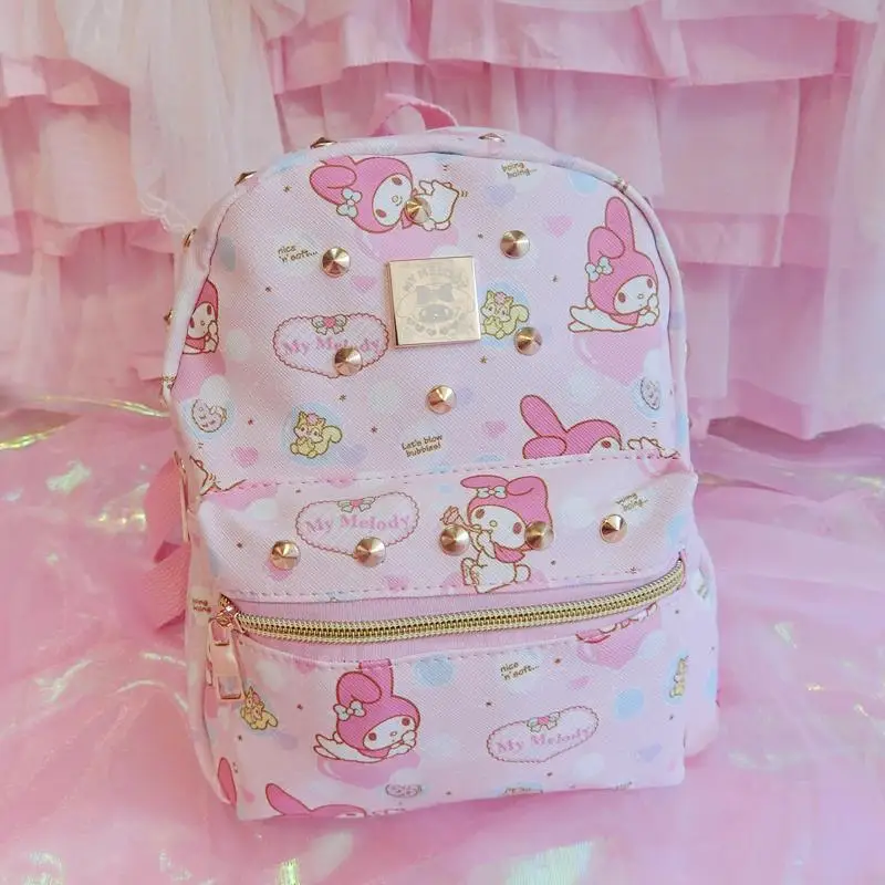 Мультфильм Хелло Китти My Melody рюкзак Детская школьная сумка для девочек рюкзак hellokitty Сумка для путешествий мешок - Цвет: melody