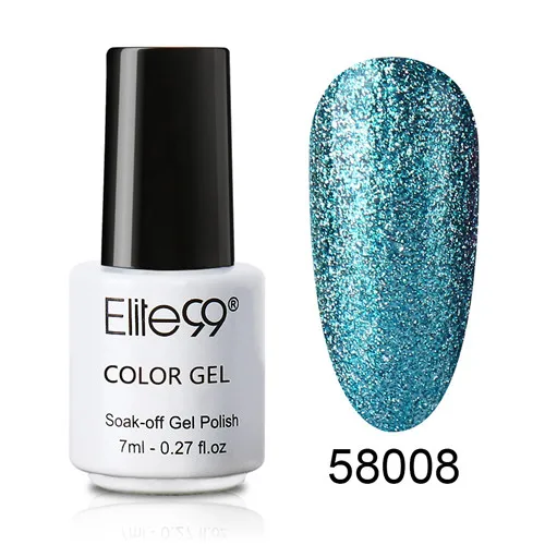 58008 Elite99 Bling 7 мл неоновый Гель-лак для ногтей 12 цветов замачиваемый УФ светодиодный Гель-лак для нейл-арта Vernis долговечные гель-лаки - Цвет: 58008
