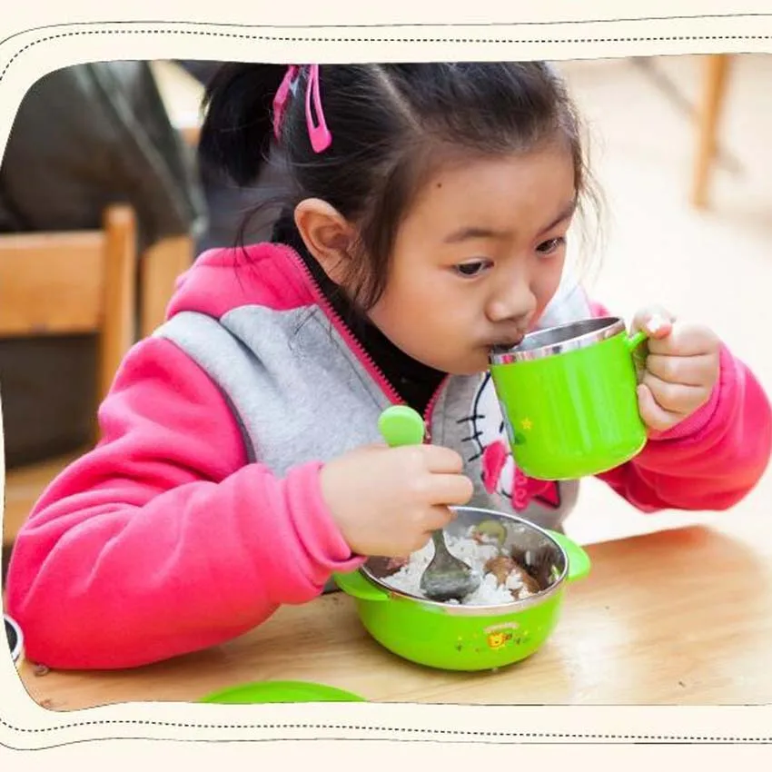 Детские термоизоляционные чашки из нержавеющей стали 220 мл каваи-чашки с