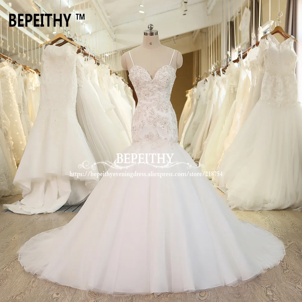 

2021 свадебное кружевное платье с кристаллами Vestido De Novia Casamento, сексуальные свадебные платья на тонких бретелях