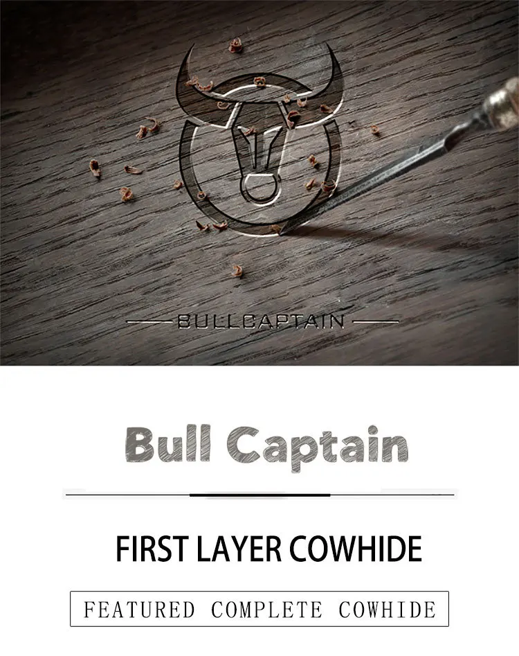 BULLCAPTAIN из натуральной яловой кожи Для мужчин Wallet RFID мужской кожа кошелек с отделением для монет держатель для кредитных карт с фотографиями держателя высокое качество дизайнер E071
