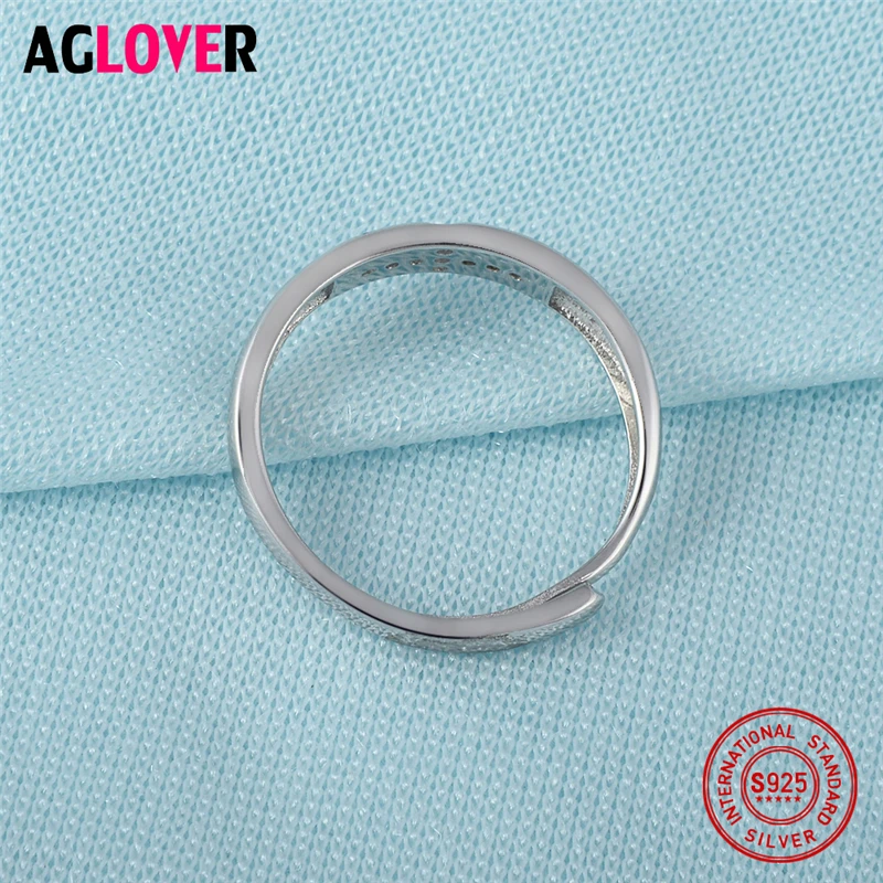 Мужское и женское кольцо из серебра 925 пробы с фианитом|jewelry women rings|jewelry mens ringsjewelry
