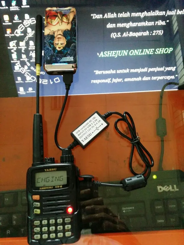 Зарядный кабель JXEJXO USB для YAESU VX5R/VX6R/VX7R/VX8R/8DR/8GR/FT-1DR зарядное устройство рация |