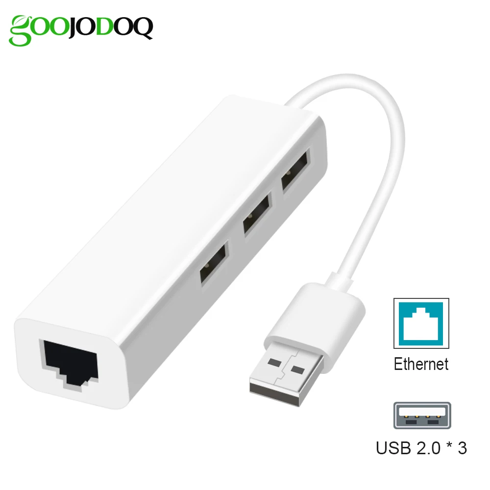 USB Ethernet usb-хаб к RJ45 Lan сетевая карта 10/100 Мбит/с Ethernet адаптер для Mac iOS ноутбук ПК Windows RTL8152 USB 2,0 концентратор