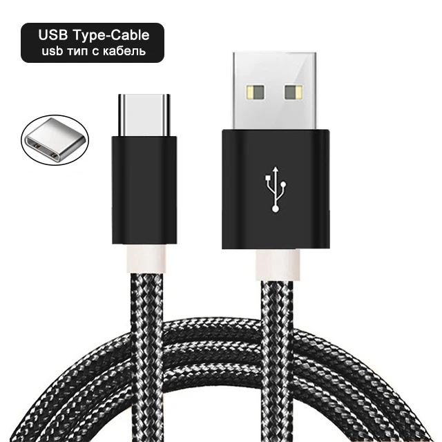 Black SUPTEC 2A usb type-C кабель для samsung S9 S8 Note 9 Быстрая зарядка type-C кабель зарядного устройства для huawei P20 Xiaomi Mi 8 Oneplus 5 6 6t - Цвет: Black