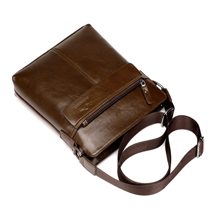 Бренд Мужской Сумка Сплит Кожа Бизнес Случайный Мужчины Crossbody Плеча Модельер
