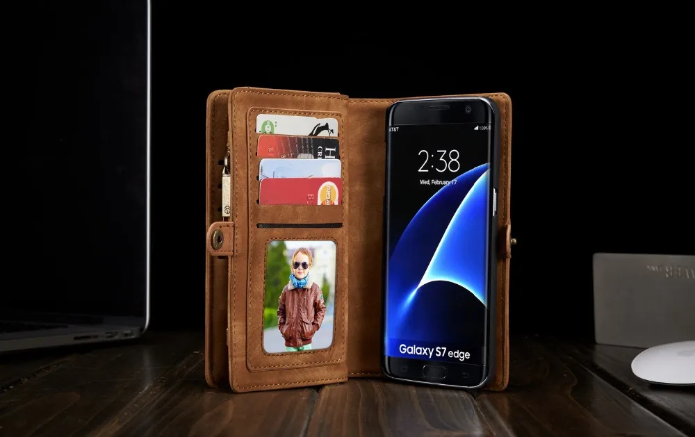 Роскошный чехол-книжка из натуральной кожи для samsung Galaxy Note 10 Plus Note 9 Note 8 S8 S9 Plus, кошелек, сумка для телефона, чехол, кожаный чехол S7 Edge Coque