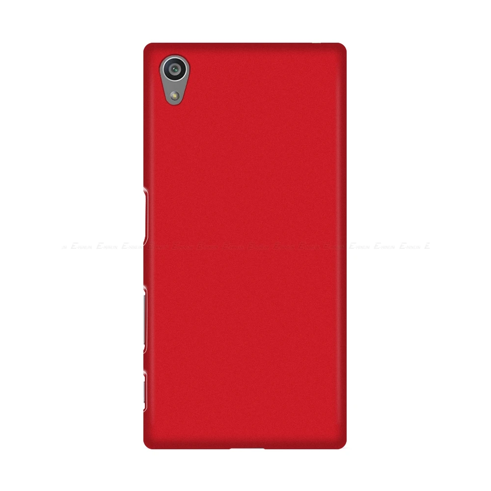 Красный Матовая жесткая задняя крышка из ПК для sony Xperia L1 L2 L3 X Производительность E5 Z5 Премиум Z4 Z3 Z2 Z1 компактный Z M5 M4 защитный чехол для телефона - Цвет: Красный