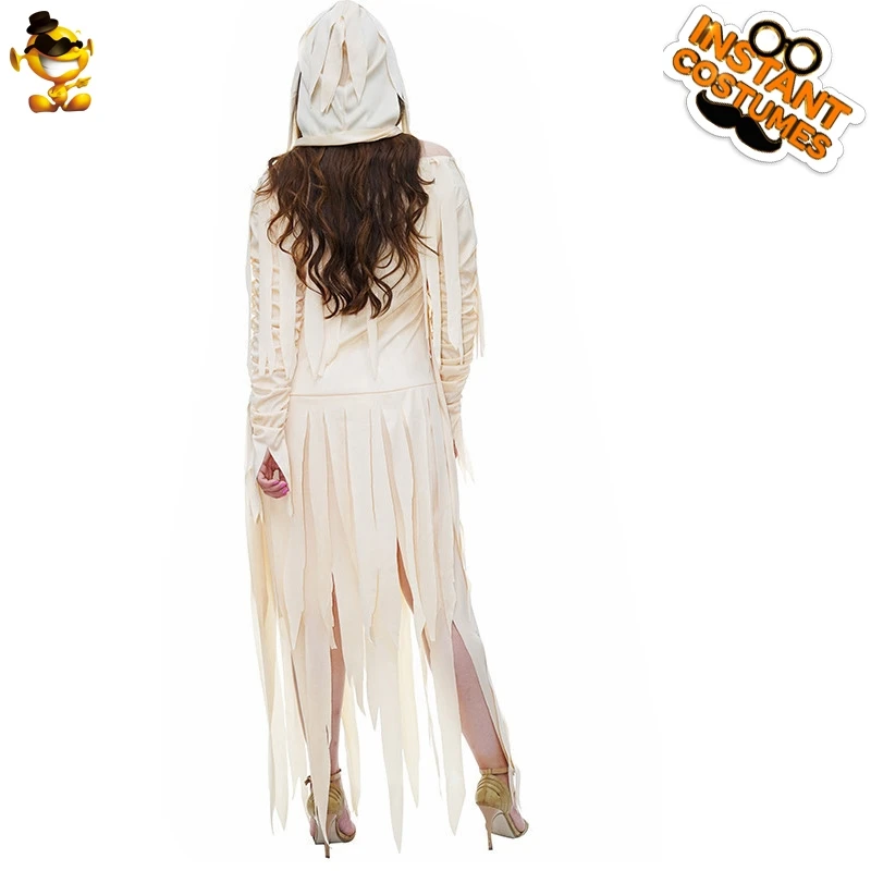 

DSPLAY Sexy Mummy Cosplay Woman Outfits Halloween Devil Queen Classic Stylish Party Costume Carnival Scary Ghost Fancy Dress