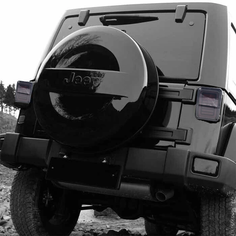 Светодиодный задний светильник s дымовая линза для Jeep Wrangler 2007- JK JKU с разрывом, задний светильник, сигнальная лампа для парковки заднего хода