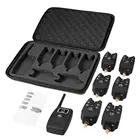 Lixada беспроводной цифровой сигнализатор укуса рыбы с ЖК-дисплеем 1 приемник 6 рыболовных передатчиков с чехлом на молнии