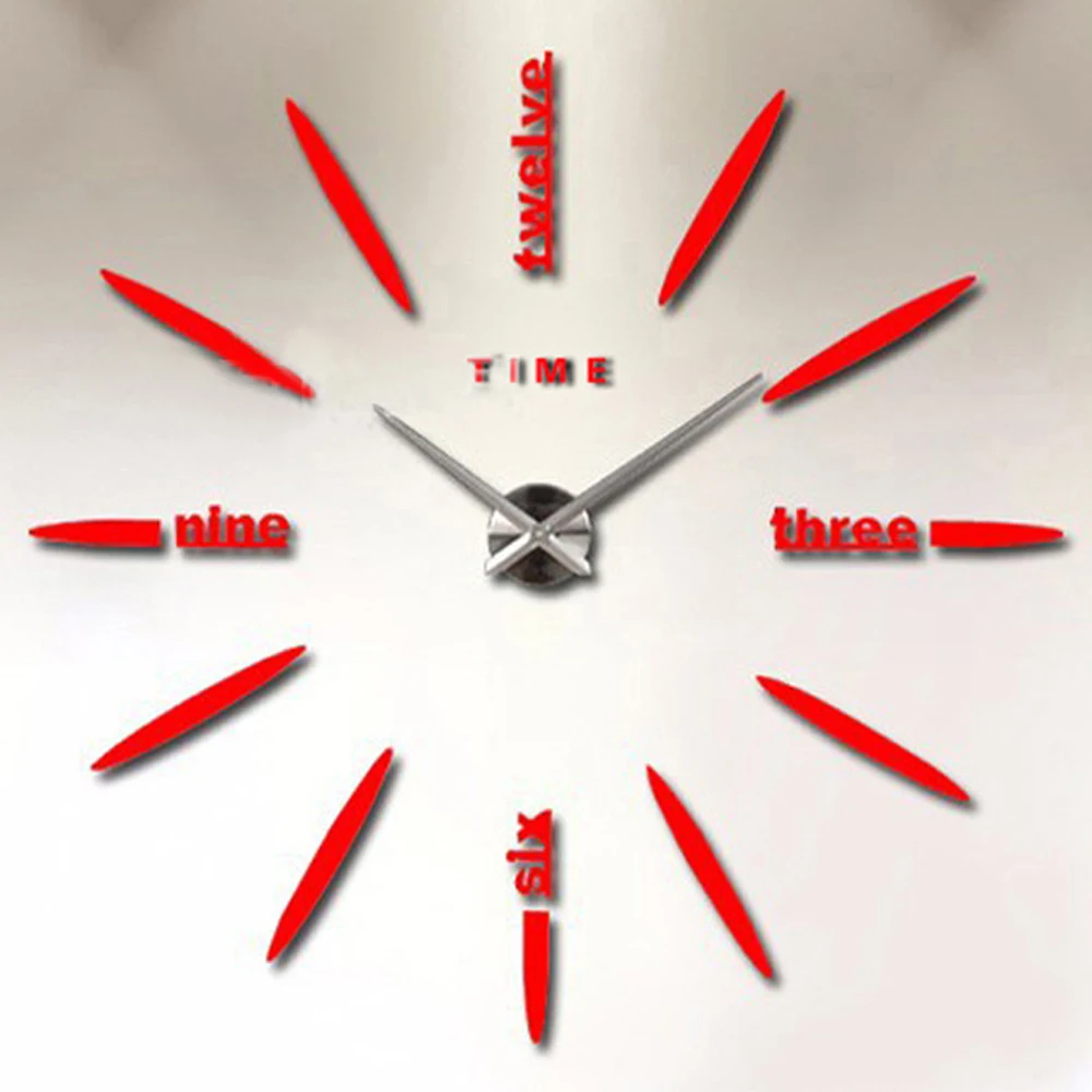 OUYUN EVA Акриловые Настенные Horologe большой художественный таймер игла