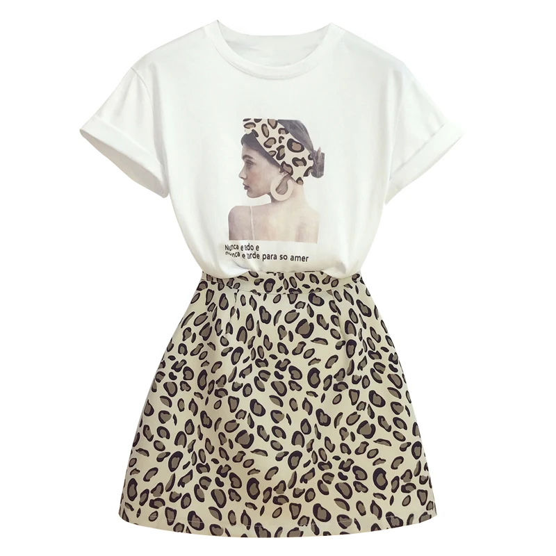 Женские летние комплекты из 2 предметов модные хлопковые футболки с короткими