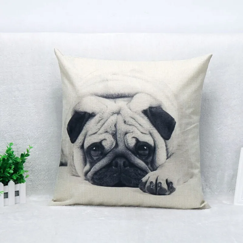 Новинка декоративная Декоративная Подушка для домашнего питомца черно белая с