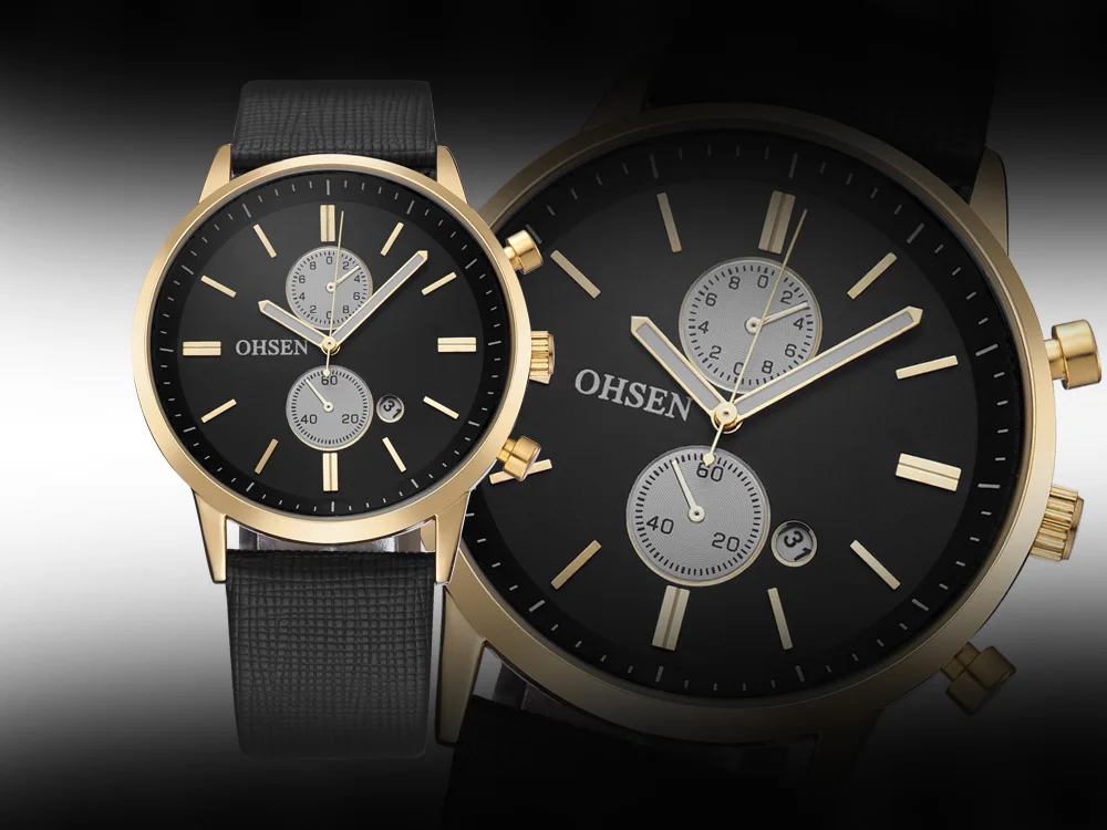 Montre Homme модный бренд OHSEN Мужские s 30 M водонепроницаемые спортивные часы мужские с