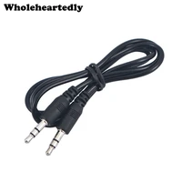 hot black 3 5mm jack audio cable male to male car stereo aux audio cable extension adapter for speaker earphone mp3 mobile phone