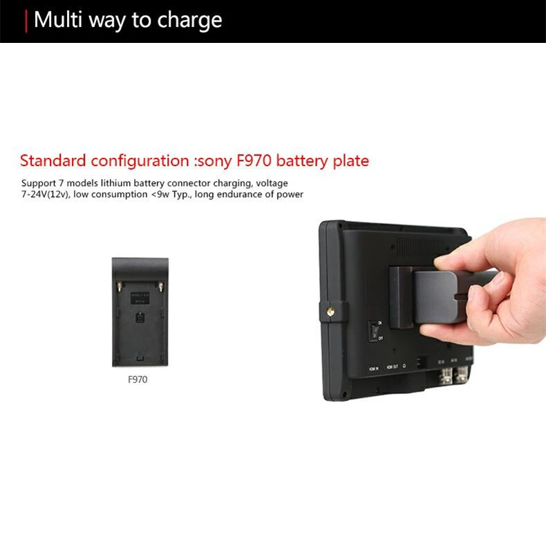 Монитор камеры Desview S7II " 4 K HDMI монитор с вход стандартного интерфейса данных и выходом для камеры canon nikon sony dslr