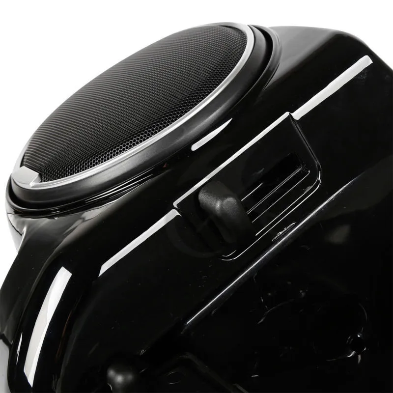 Мотоцикл нижний вентилируемый обтекатель 6," динамик коробка Pod для Harley Touring Electra Glide 14-19