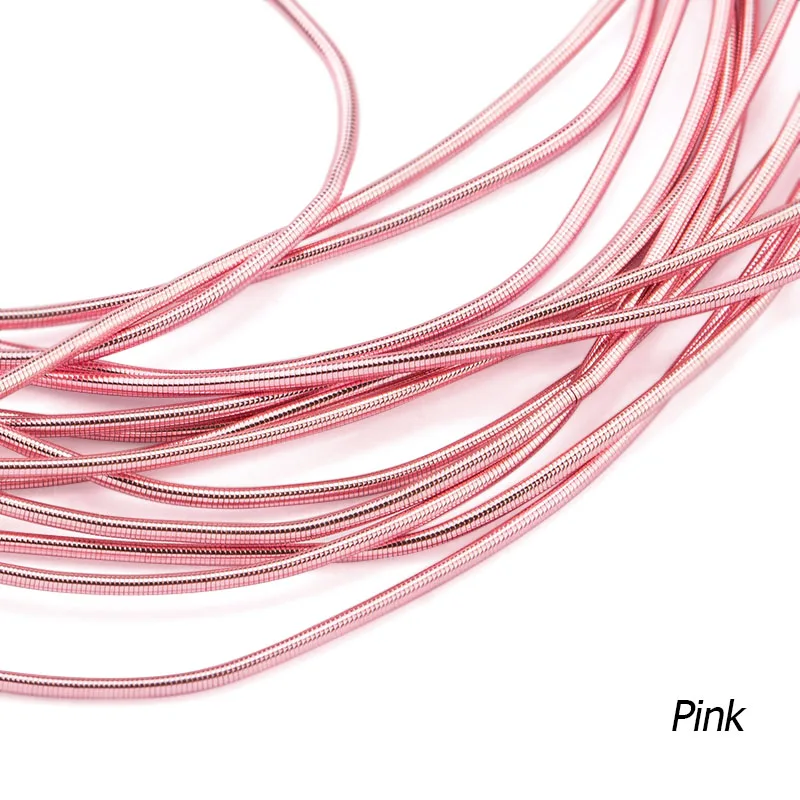 pink QIAO Швейные аксессуары части, полые линии вышивки значок коврик, медная проволока, продвинутый ручной работы, ювелирные аксессуары, около 10 г/лот - Цвет: pink