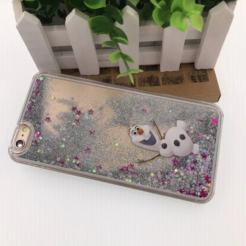 Для Iphone7 7 plus чехол Чеширский кот Минни мультфильм звезда зыбучий песок флэш