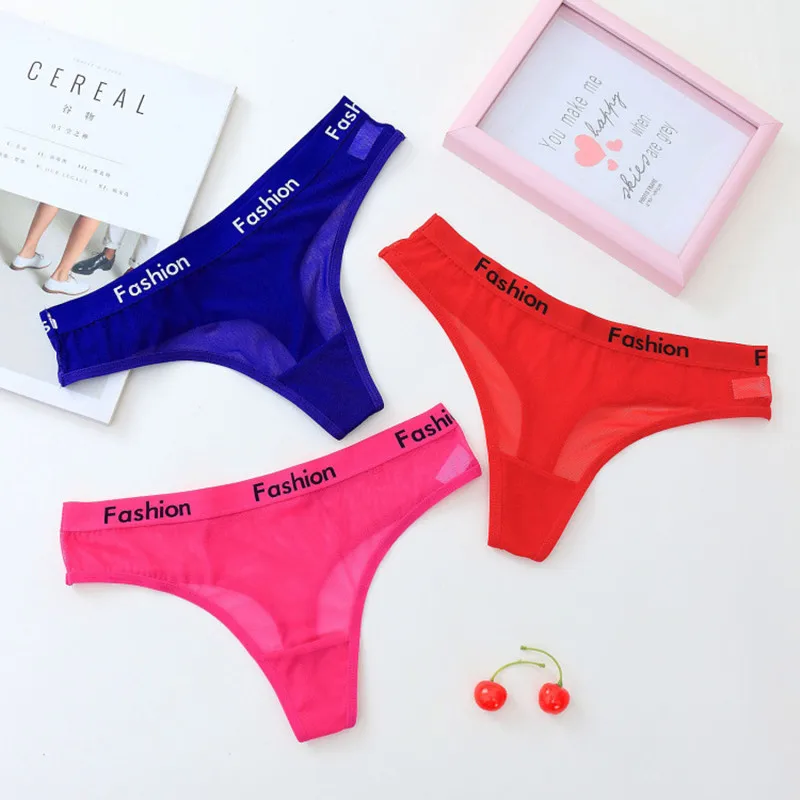 7 цветов сексуальное женское нижнее белье Трусики бесшовное прозрачное стринги