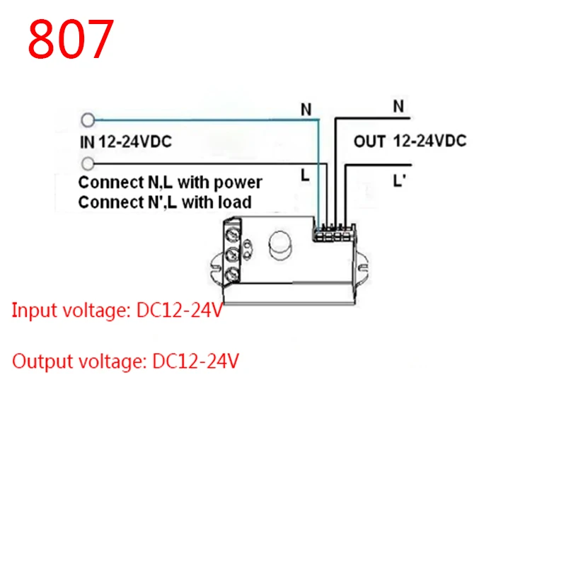 DC 12V модуль переключателя человеческого датчика микроволновый радиолокационный