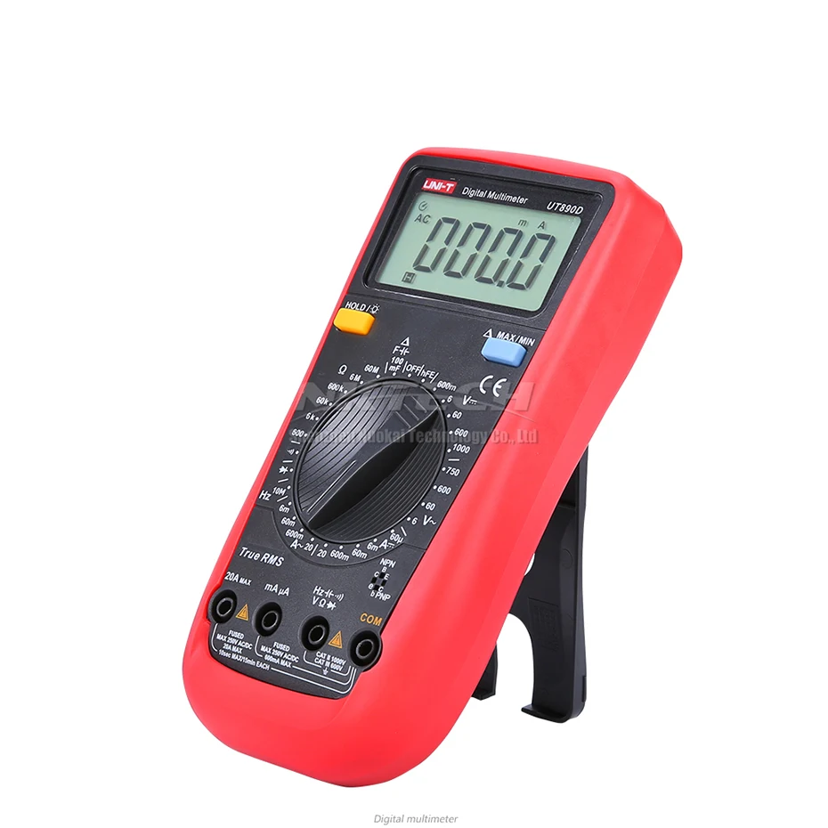 UNI T Цифровой мультиметр UT890C + UT890D True RMS AC DC Напряжение Ток Сопротивление Емкость