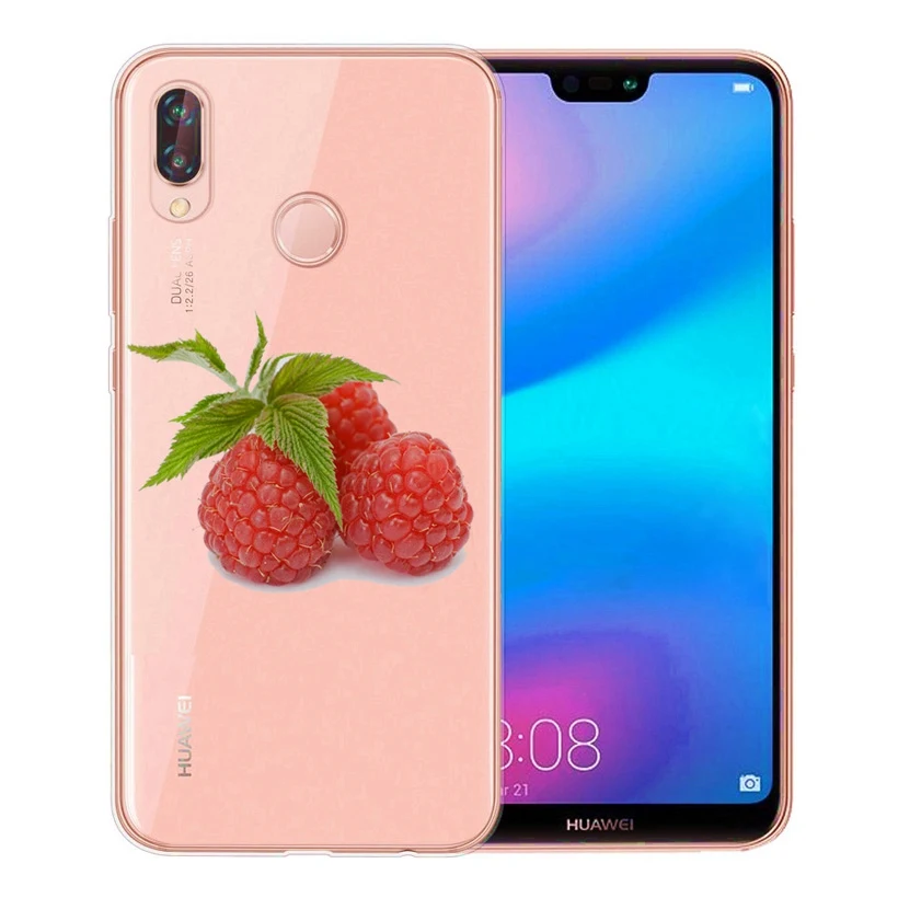 Case For Huawei Honor 7A 8A 8X 8C 9 10 Mate 20 P9 P10 lite/P8 Lite Y5 II Nova 3 Soft Paint TPU Fruit pattern Cover AC656 |