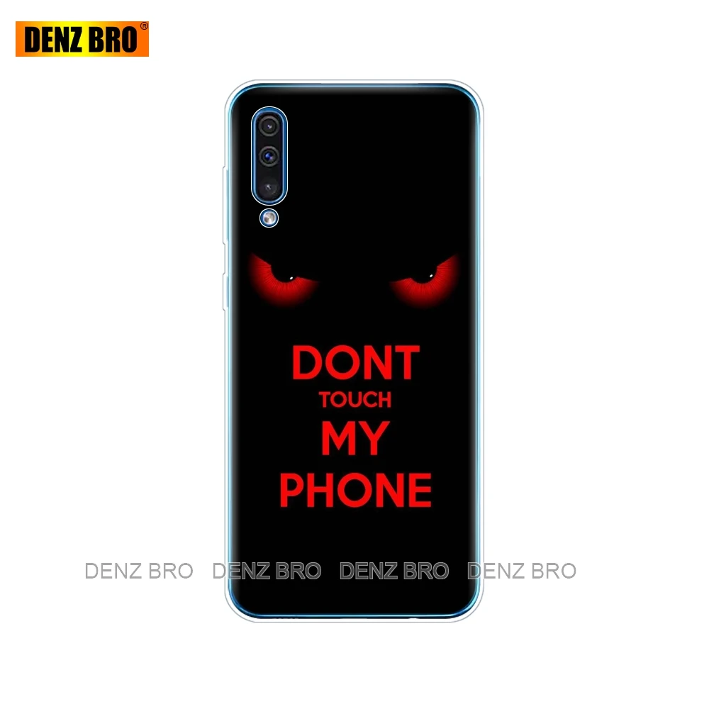 61771 Чехол для Samsung Galaxy A50 с рисунком из силикона и ТПУ, чехол для телефона для Samsung A50 A505 A505F SM-A505F, мягкий чехол 6,4, чехол-бампер - Цвет: 61771