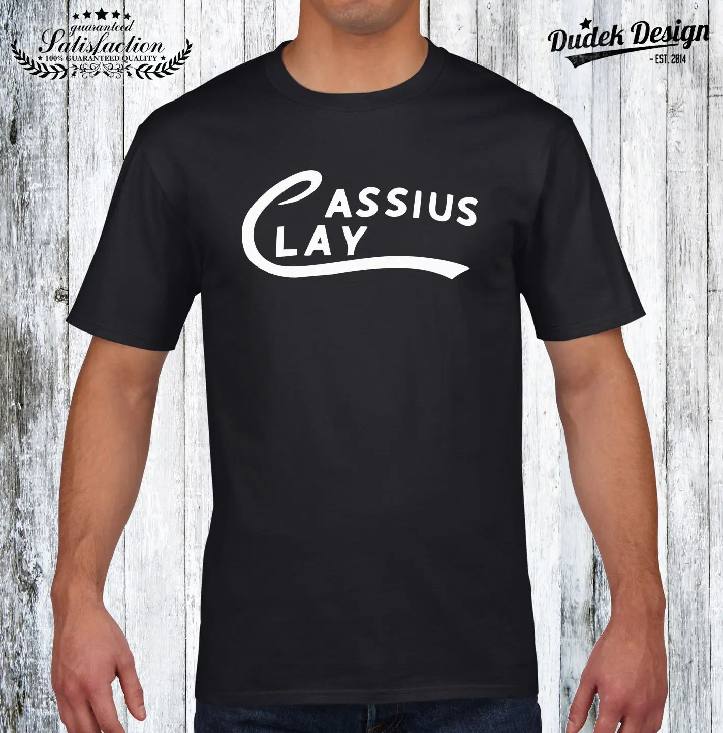CASSIUS CLAY T SHIRT Muhammad ALI The Greatest HEAVYWEIGHTS LEGEND Funny Tops Tee New Unisex free shipping | Мужская одежда