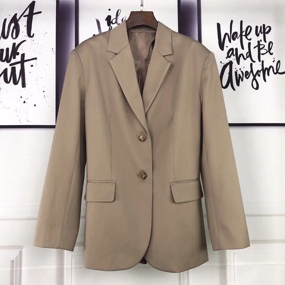 Женский блейзер с контрастной лентой на талии длинный пиджак спинкой весна