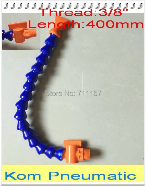 Пластиковый гибкий шланг для воды масла охлаждающей жидкости 400 мм 3/8 дюйма с