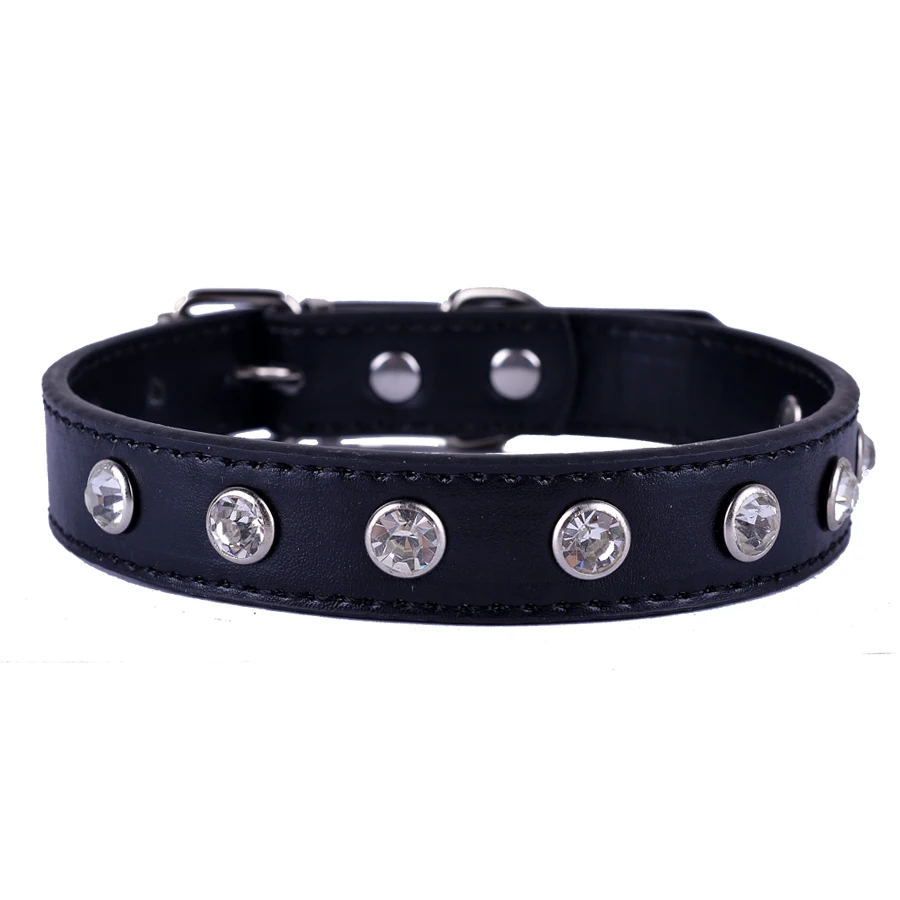 ошейники для собак все Bling Diamante Щенок Ошейник красный розовый белый черный