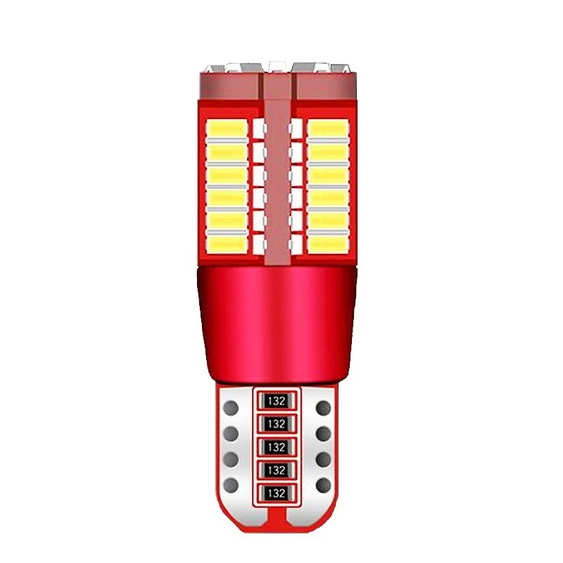 100 шт. Автомобильные светодиодные лампы T10 W5W 57SMD для паркосветильник 57 SMD