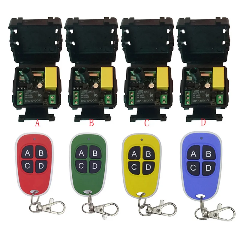 Беспроводной РЧ светильник с дистанционным управлением переключатель 10А реле на