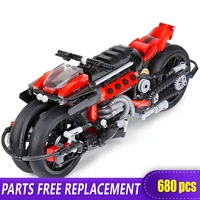 xingbao 03021 techinc blocks toys 680pcs motorbike bricks with figure blocks motorbike vehicle building blocks toys model