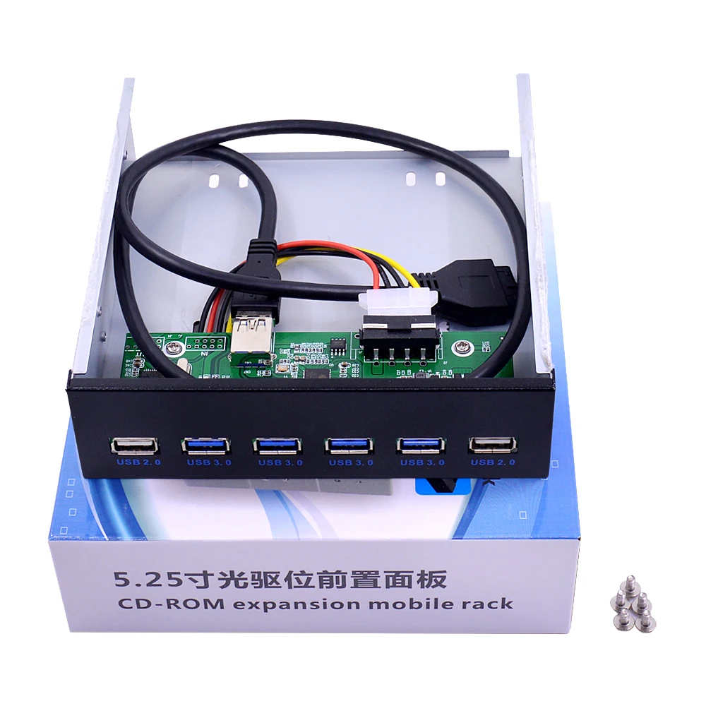 CHIPAL 5 Гбит/с 20Pin USB 3 0 спереди Панель 2 скользящая Скоба USB2.0 USB3.0 концентратор