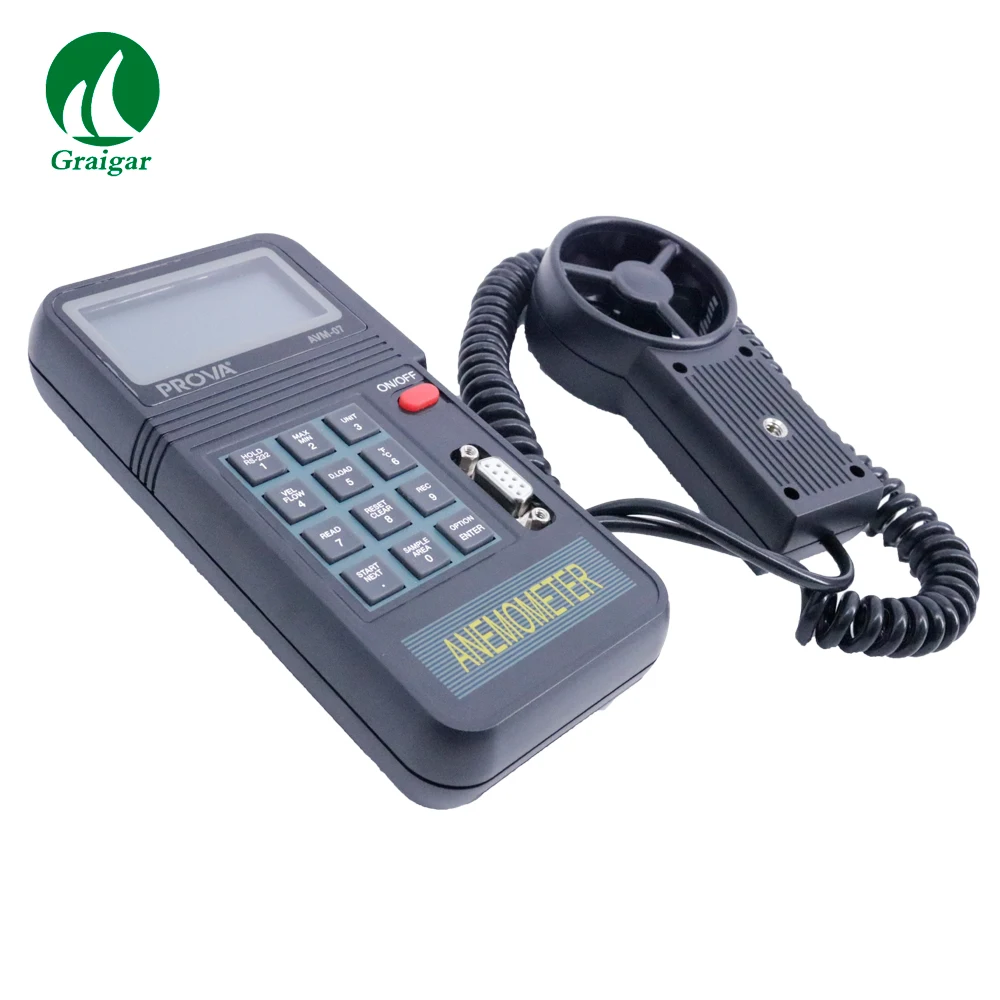 Высокая точность AVM 07 цифровой анемометр расходомер Датчик скорости ветра