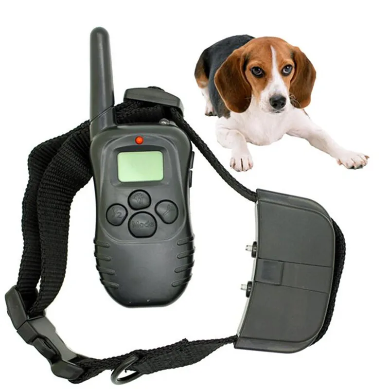 Водонепроницаемый Регулируемый Электронный Ошейник Дистанционного Управления