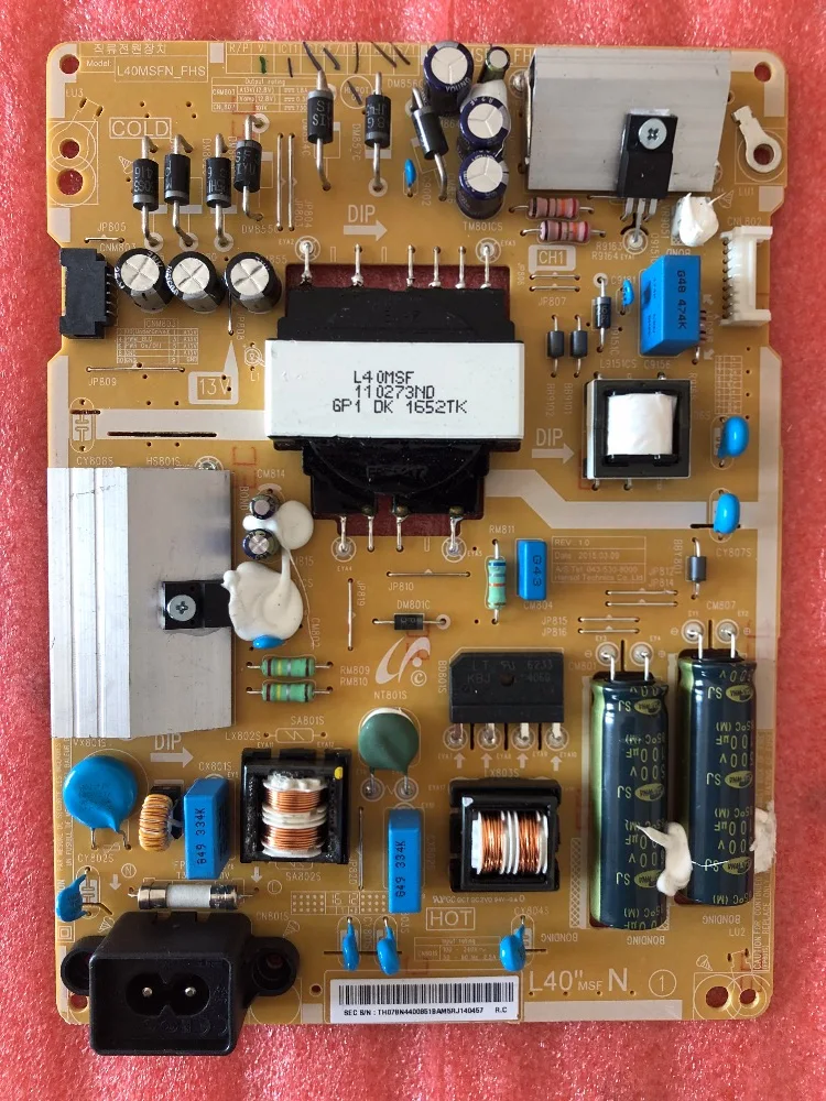 Новый оригинальный для Samsung UA40J5000AR UA40J5000ARXXP плата питания BN44-00851B L40MSFN-FHS |