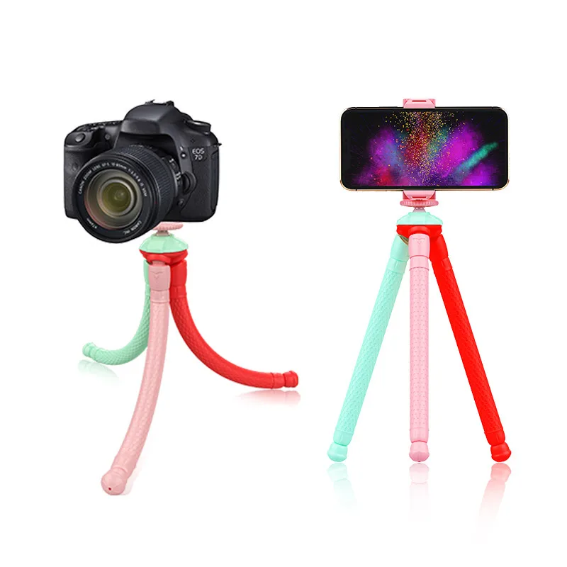 Гибкий штатив монопод с осьминогом многофункциональный держатель для телефона в