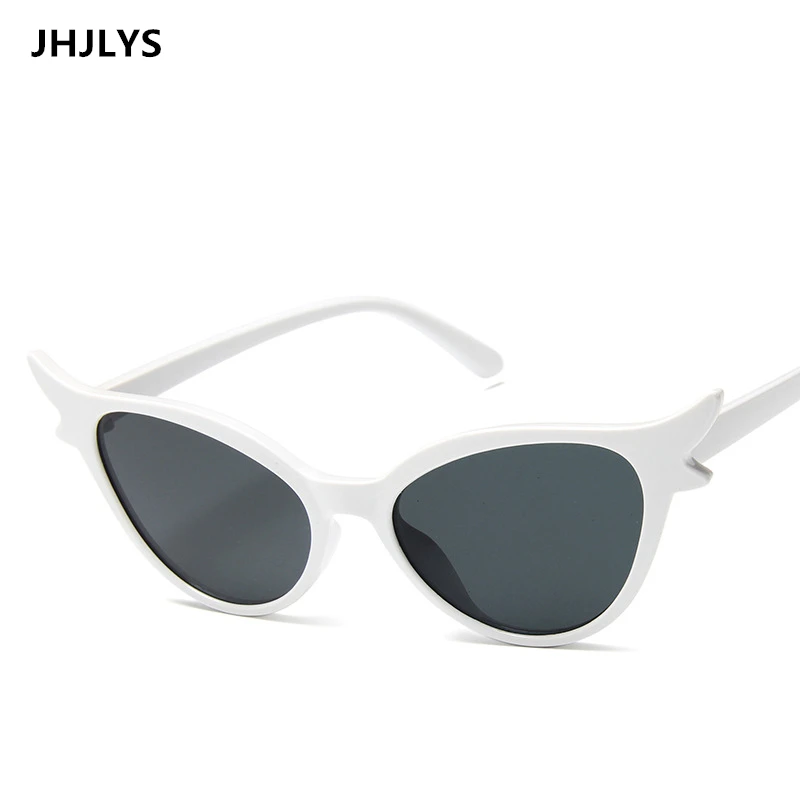 2019 new triangular cat eye sunglasses female stag antler Cateye sun glasses ladies plastic frame gradient UV400 | Аксессуары для