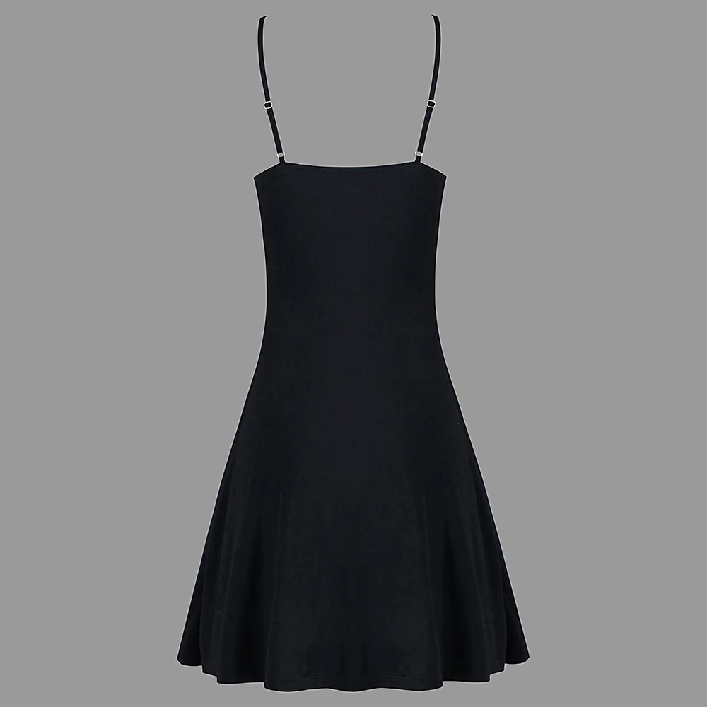 Женское платье без рукавов VESTLINDA Повседневное комбинация с кружевными