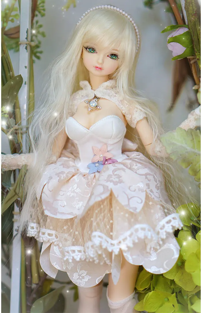like the picture 1/4 BJD Blyth кукольные № 10 волосы цвета блонд для наращивания механическое соединение тела с косметикой, включая кожу головы, глаза, одежда reborn для девочек ледяное - Цвет: like the picture