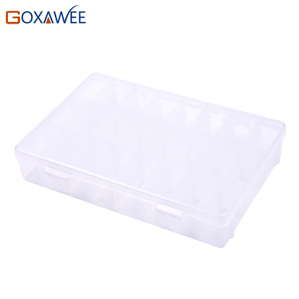 24 зернистость-ящик для инструментов электронная Пластик контейнер ящик чехол SMD