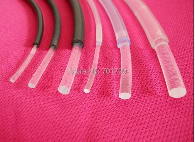 Оптическое волокно покрытое Черной Оболочкой внутренний диаметр 5 мм (наружный 7