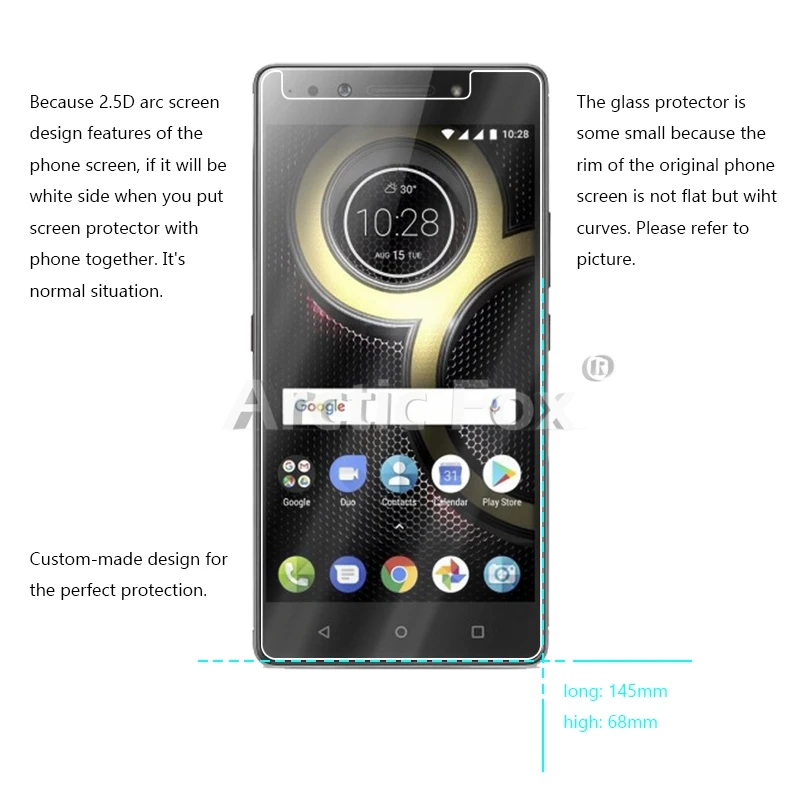 5 шт./лот закаленное Стекло для lenovo K8 Примечание Экран протектор Защитная пленка |