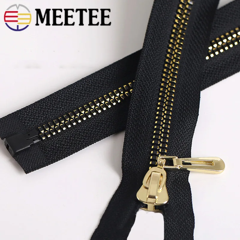 Meetee 1 шт. 80 см 8 # Высококачественная резиновая молния специальная зуб спортивная